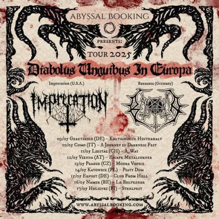 Flyer von Termin "Imprecation+Baxaxaxa"