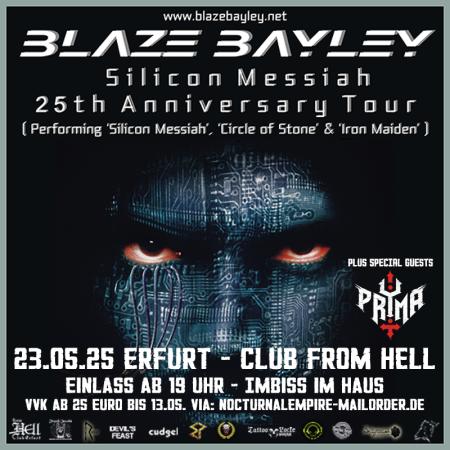 Flyer von Termin "Blaze Bayley"