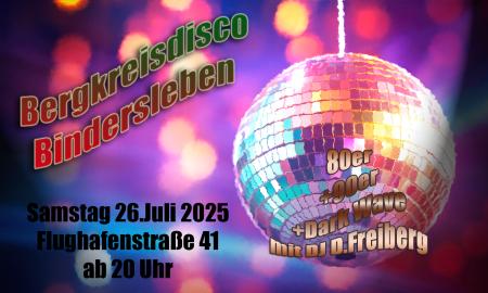 Flyer von Termin "9.Bergkreisdisco"