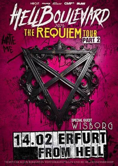 Flyer von Termin "Hell Boulevard + Wisborg"