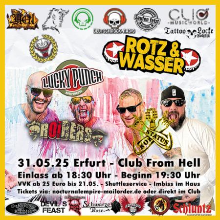 Flyer von Termin "Rotz&Wasser"