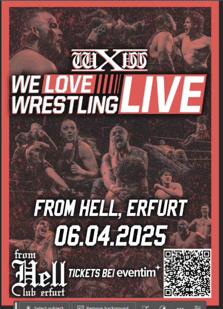 Flyer von Termin "wXw We Love Wrestling Tour"