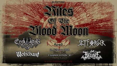 Flyer von Termin "Ereb Altor, Skyforger, Wolfchant, Belore"