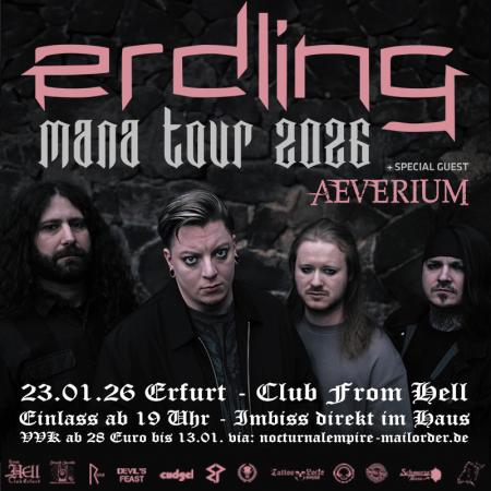 Flyer von Termin "Erdling "Mana" Tour"