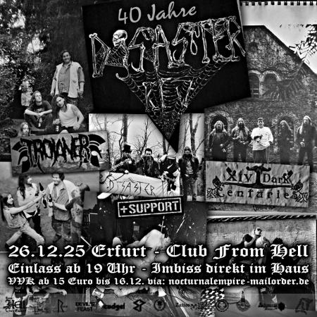 Flyer von Termin "40 Jahre Disaster KFW"