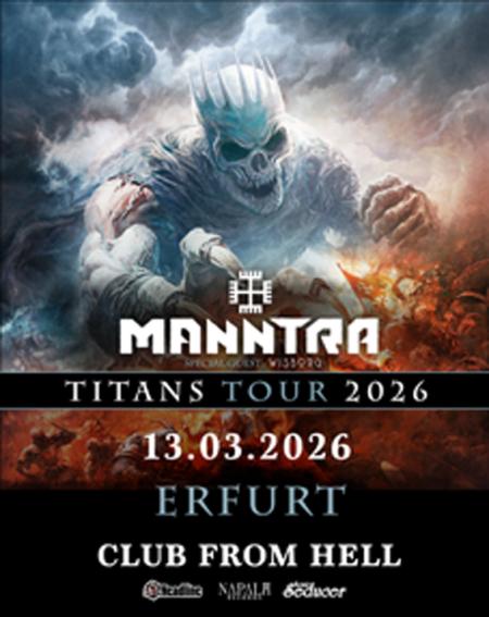 Flyer von Termin "Manntra "Titans" Tour"