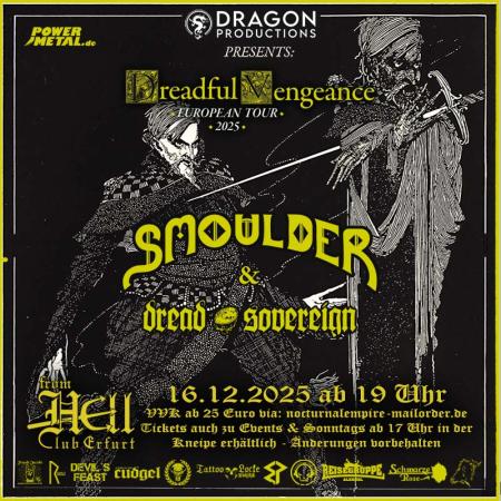 Flyer von Termin "Smoulder + Dread Sovereign"