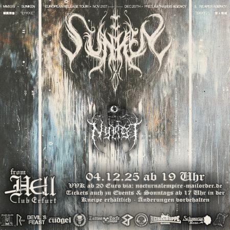 Flyer von Termin "Sunken+Nyrst"