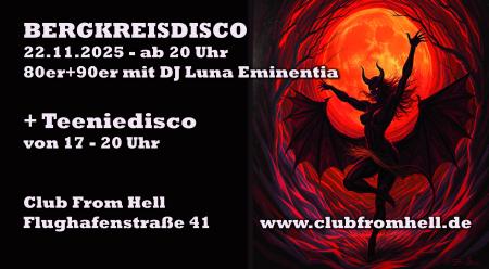 Flyer von Termin "Bergkreisdisco + Teeniedisco"