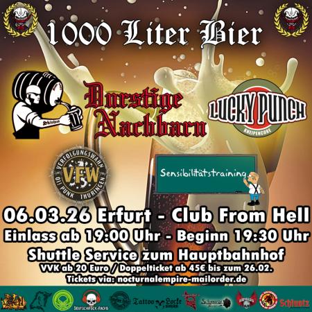 Flyer von Termin "1000 Liter Bier Tag 1"