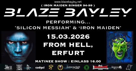 Flyer von Termin "Blaze Bayley"