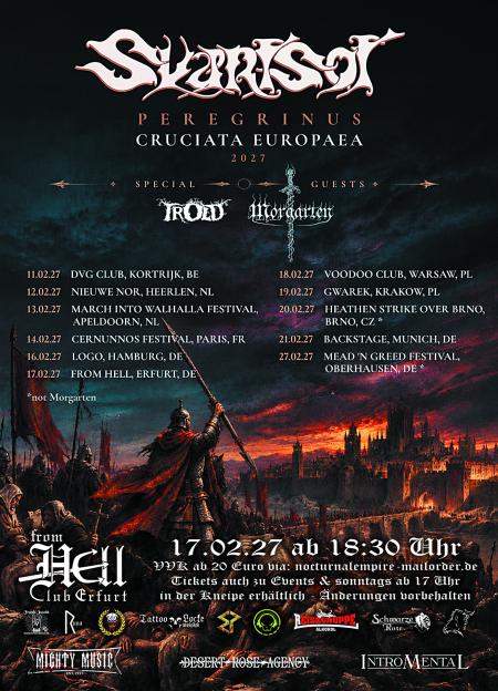 Flyer von Termin "Svartsot + Trold + Morgarten"