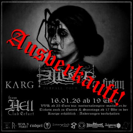 !!!Ausverkauft!!! - Flyer von Termin Ellende, Karg, Firtan